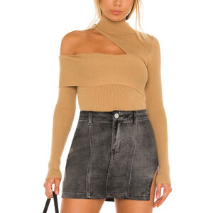 Nbd 'Kiera' Tan Turtleneck Sweater Size XS